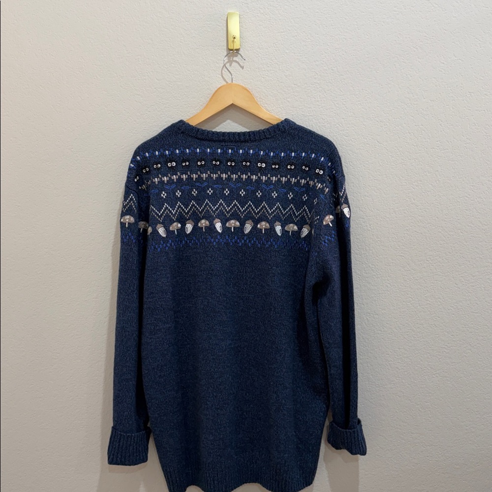 Her Universe Navy Totoro Sweater - Picture 3 of 4